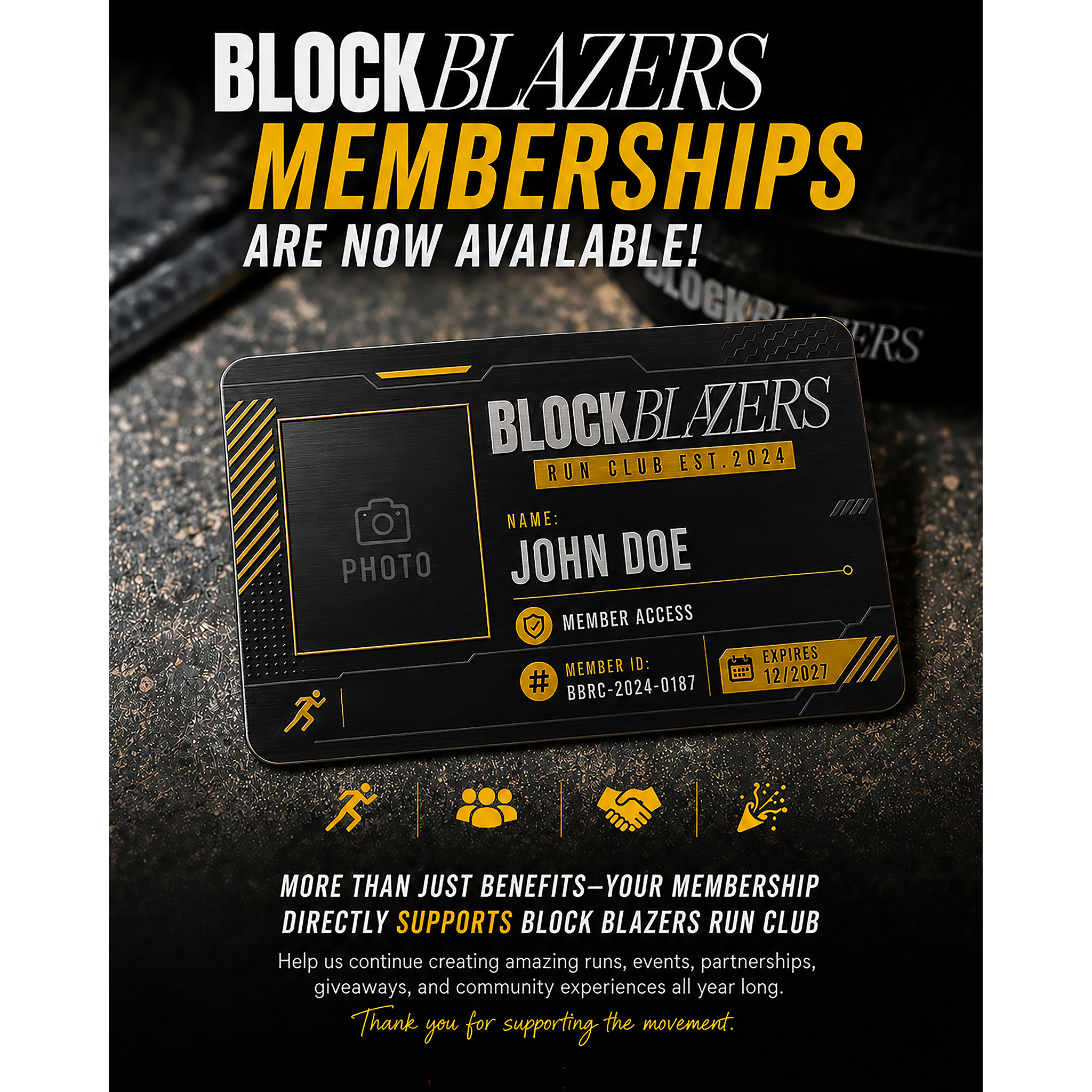 Block Blazers Annual Membership