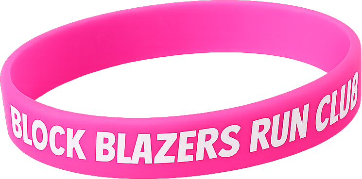 Block Blazers Blaze for a Cause Wristband